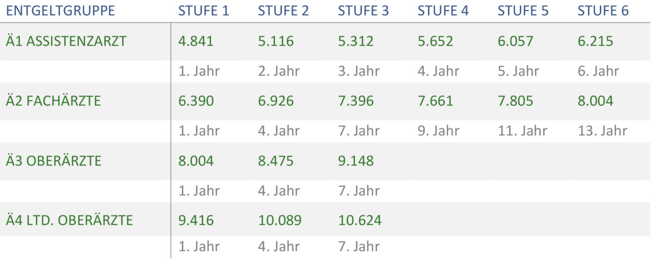 Facharzt Gehalt 2022: Vergleich & Übersicht